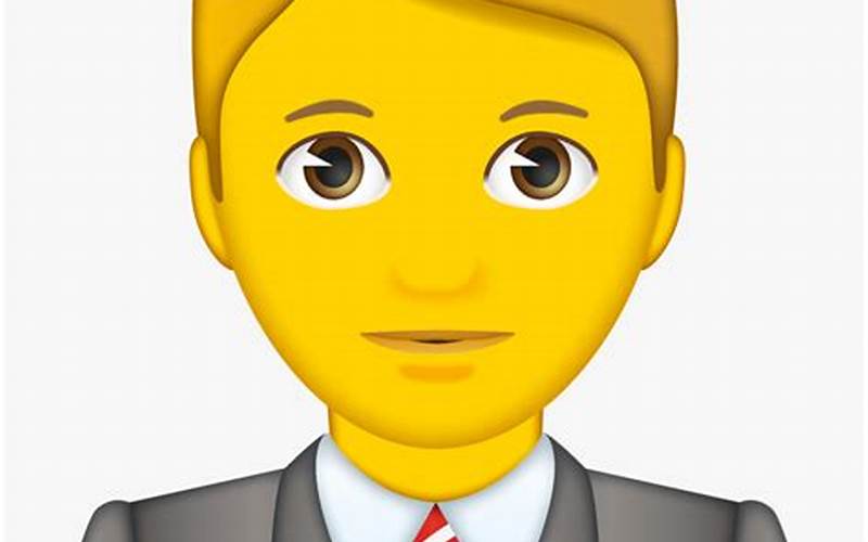 Male Office Worker Emoji
