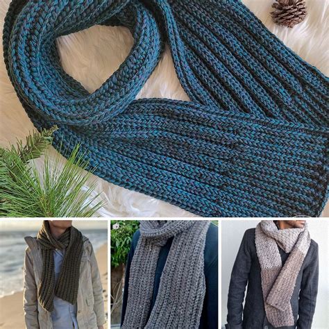 Male Crochet Scarf
