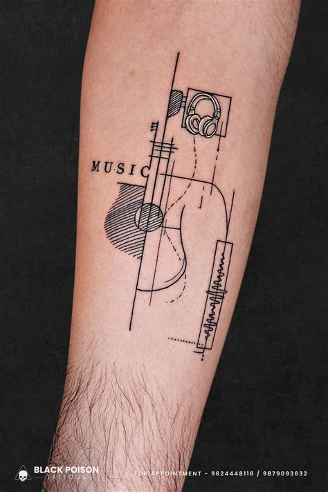 Male Music Tattoos