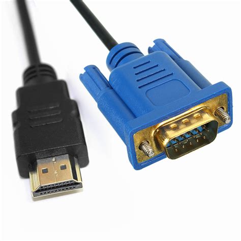 Male VGA to HDMI Converter
