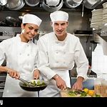 Male and Female Chefs