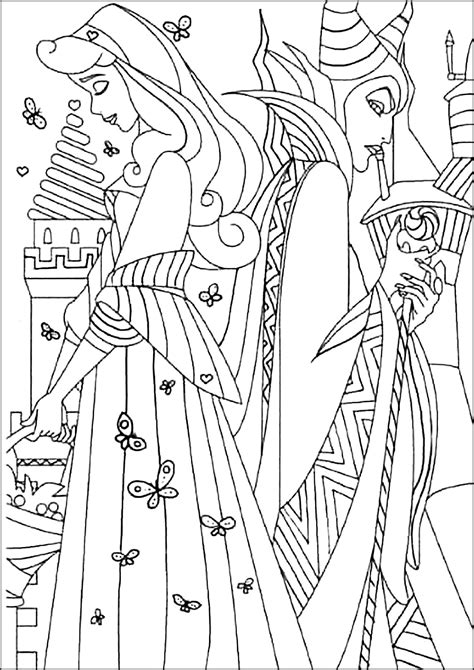 Maleficent Coloring Pages
