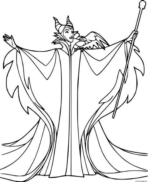 Disney Maleficent Coloring Pages Wecoloringpage Coloring Home