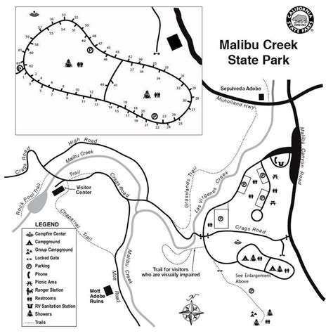 Malibu Creek State Park Trail Map