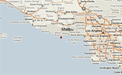 Malibu California Distance Lost
