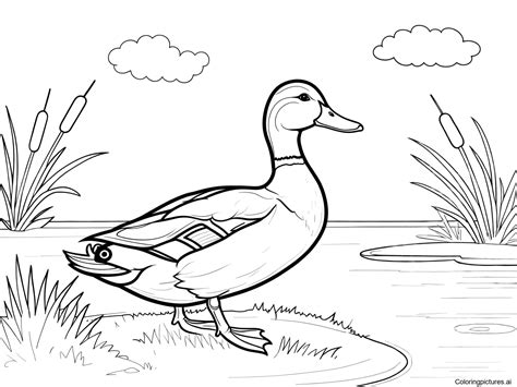 Mallard Coloring Page
