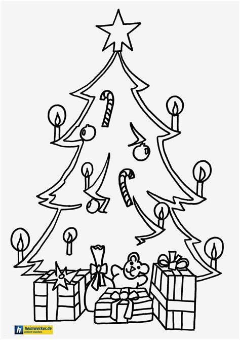 Ausmalbilder und Malvorlagen für Kinder Weihnachtsbaum vorlage