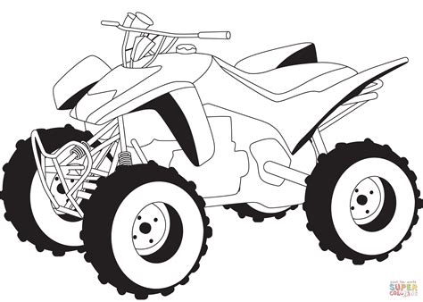 Four Wheeler Coloring Pages K5 Worksheets