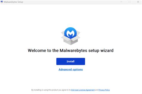 Malwarebytes Free installation