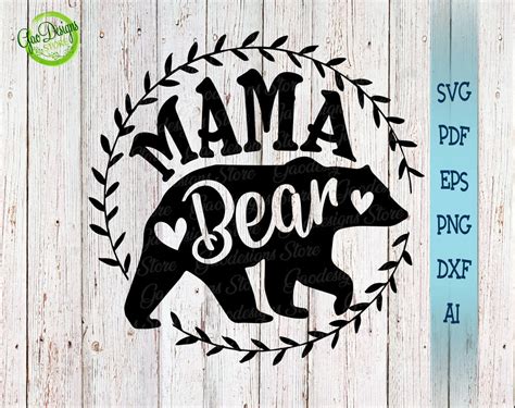 Download Mama Bear SVG File - SVG Design Files