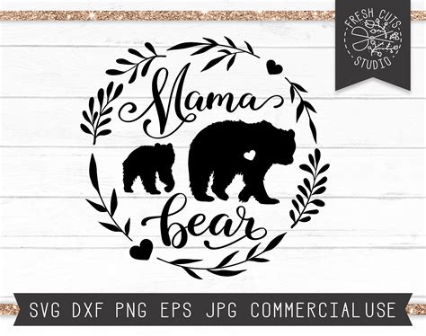 Download Mama Bear SVG File - SVG Design Printable