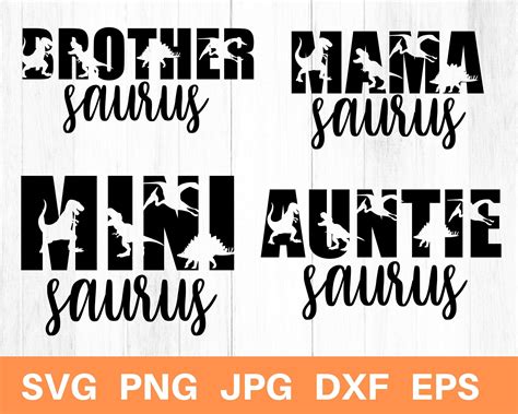 Download Mama Saurus Svg - Matching Family Svg Files DXF Files