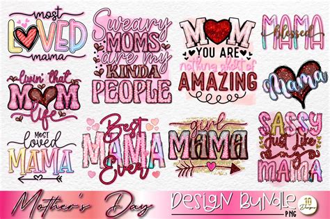 Download Mama Sublimation Designs For Crafts