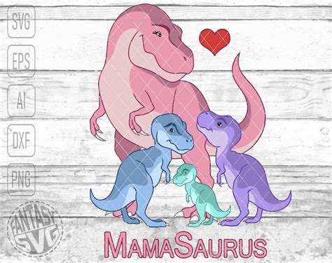 Download Mamasaurus Creativefabrica DXF Files