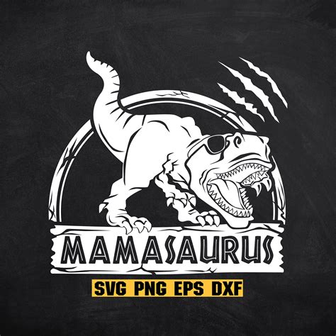 Download Mamasaurus Silhouette DXF Files