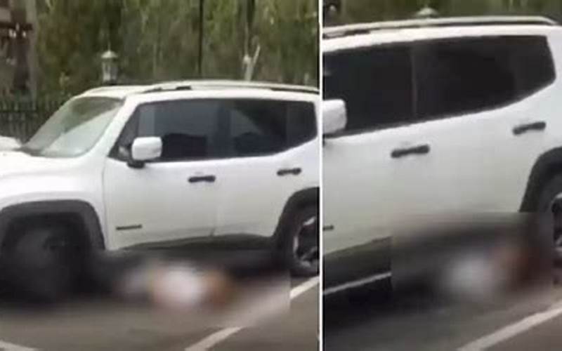 Man Caught On Video Repeatedly Running Over His Girlfriend