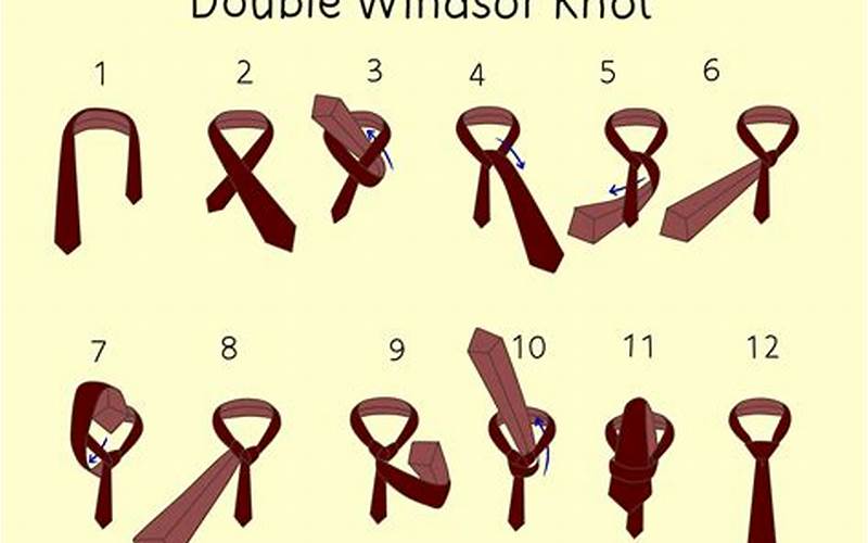 Man Tying Windsor Knot