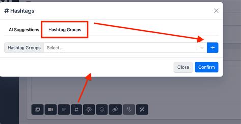 Manage Hashtags