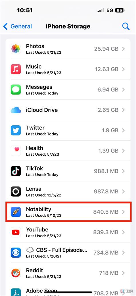 Manage storage on iPhone automatically