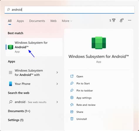 Manage the Windows Subsystem for Android