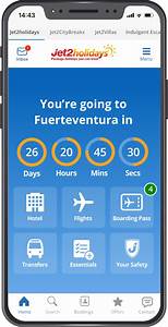 Manage your booking with Jet2 app