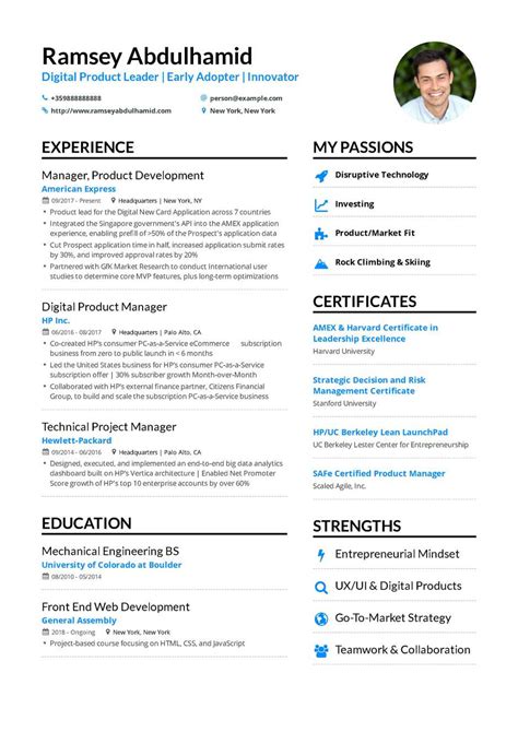 Manager Resume Professional Resume Examples 2020
