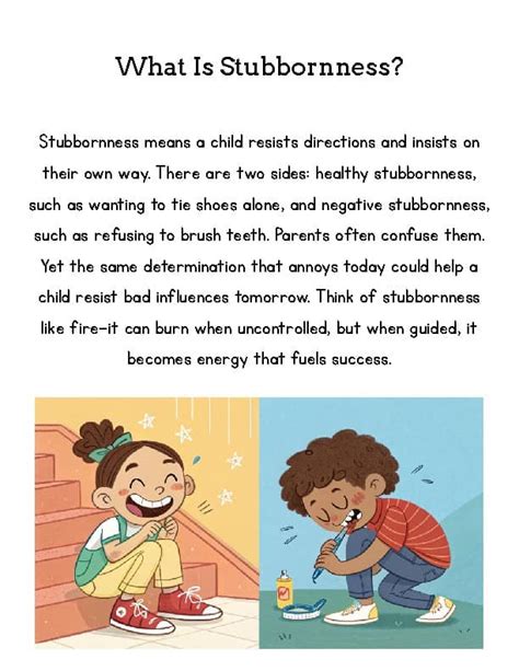 Managing Stubbornness