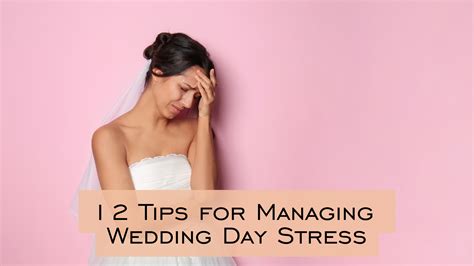 Managing Wedding Day Stress