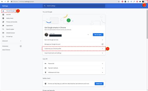 Managing Your Google Chrome User Profile