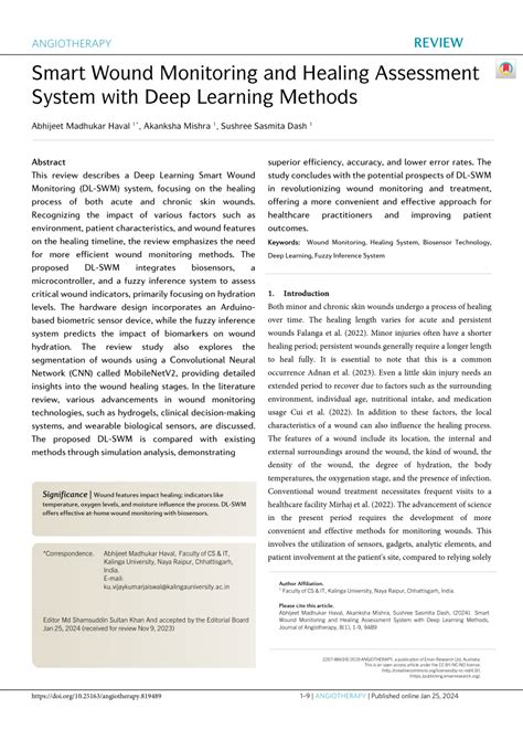 Managing and Monitoring the Healing Process