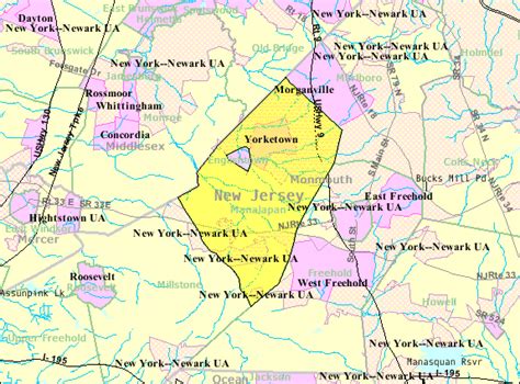 Manalapan New Jersey Map