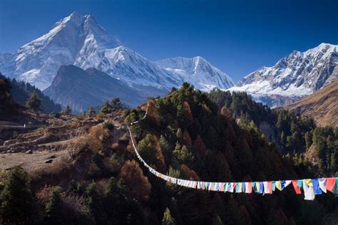 Manaslu mountain view