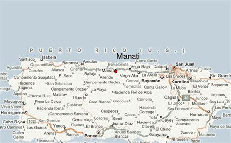 Manati Puerto Rico Map
