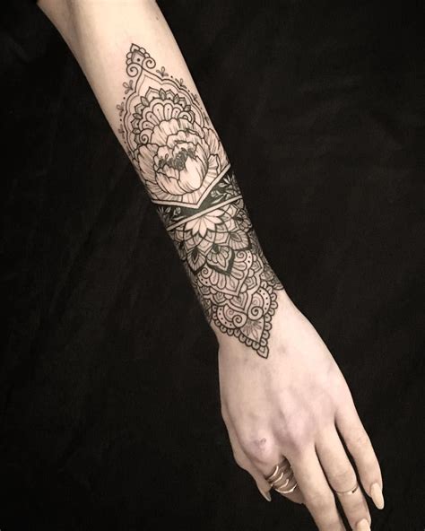 Mandala Tattoo On Forearm