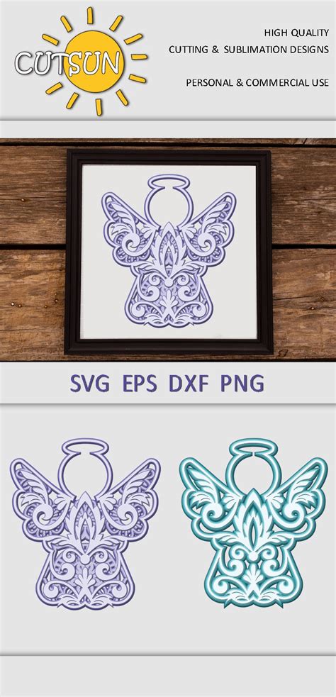 Download Mandala Angel Svg - 251+ SVG File for DIY Machine SVG Cut Files