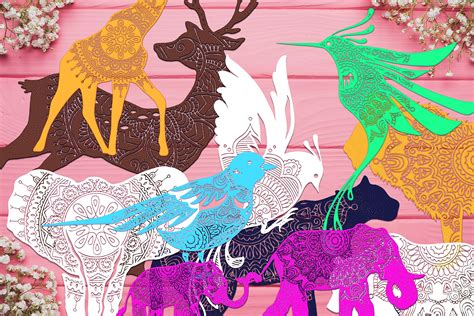 Download Mandala Animals Files Pack Files