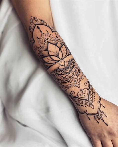 Mandala Arm Tattoos
