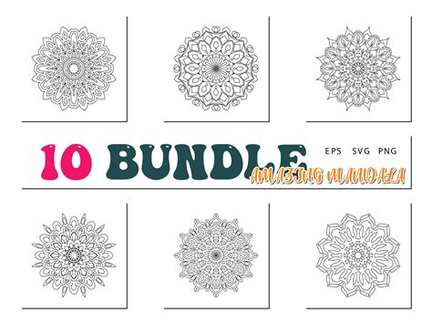 Download Mandala Bundle Commercial Use For Crafts