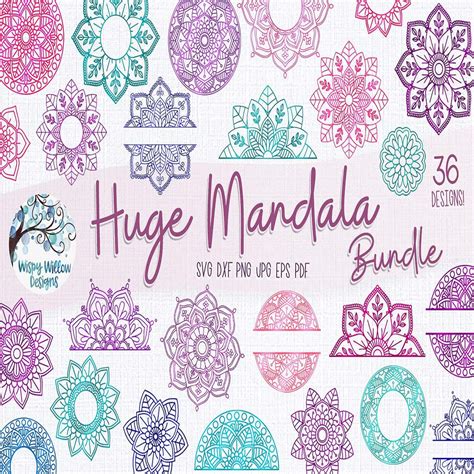 Download Mandala Bundle Cut Images