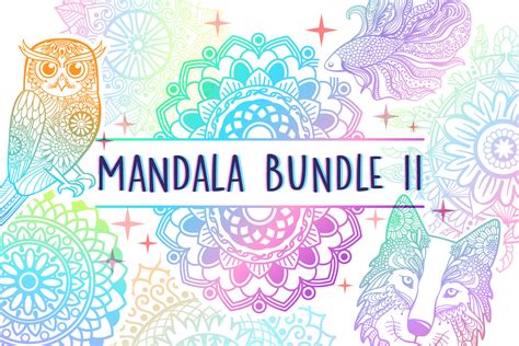 Download Mandala Bundle II - 25 Cut Files Commercial Use