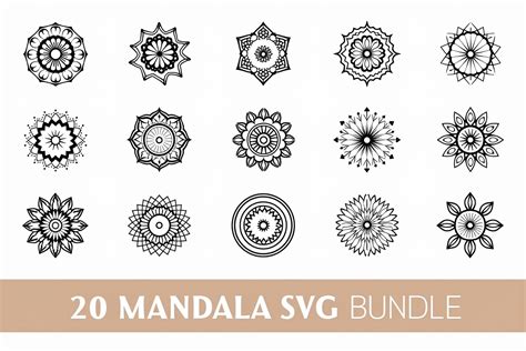 Download Mandala Bundle Vol. 1 - 235+ SVG File for DIY Machine Cut Files