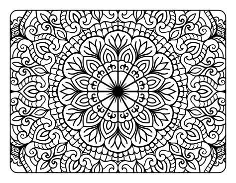 Mandala Color Page