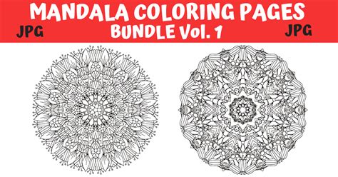 Download Mandala Coloring Pages Bundle Vol. 1 - 264+ Popular SVG File Commercial Use