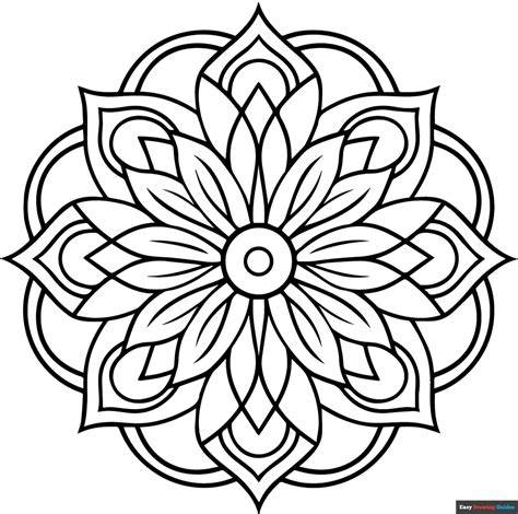 Mandala Coloring Pages Easy