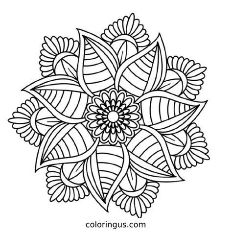 Mandala Coloring Pages To Print For Free