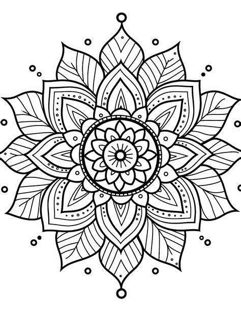 Mandala Colouring
