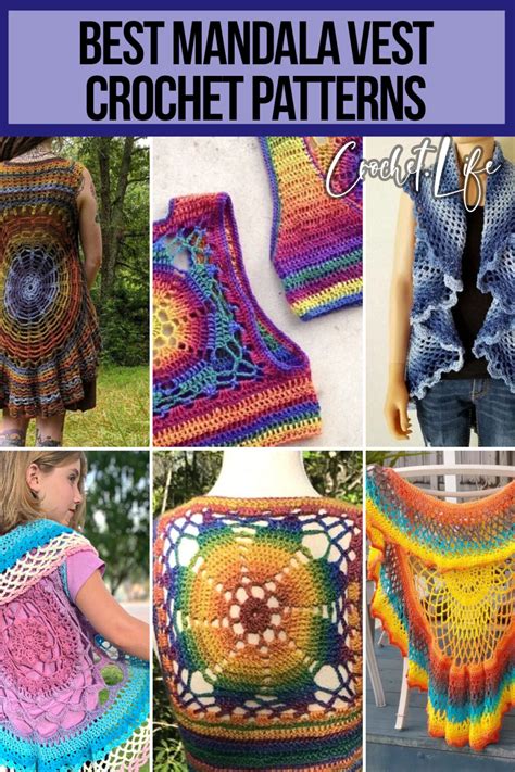 Mandala Crochet Vest