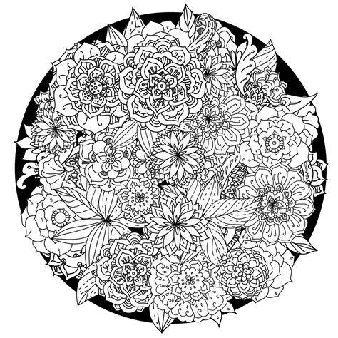Mandala Flower Coloring Pages