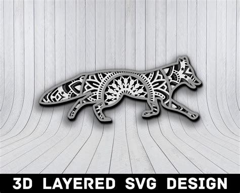 42+ Mandala Fox SVG, Fox SVG,zentangle Fox SVG,mandala Fox SVG, Forest Animal SVG (234856. Fox Mandala SVG