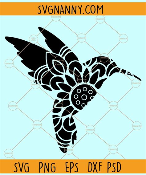 Download Mandala Hummingbird Svg - 288+ DXF Include Easy Edite